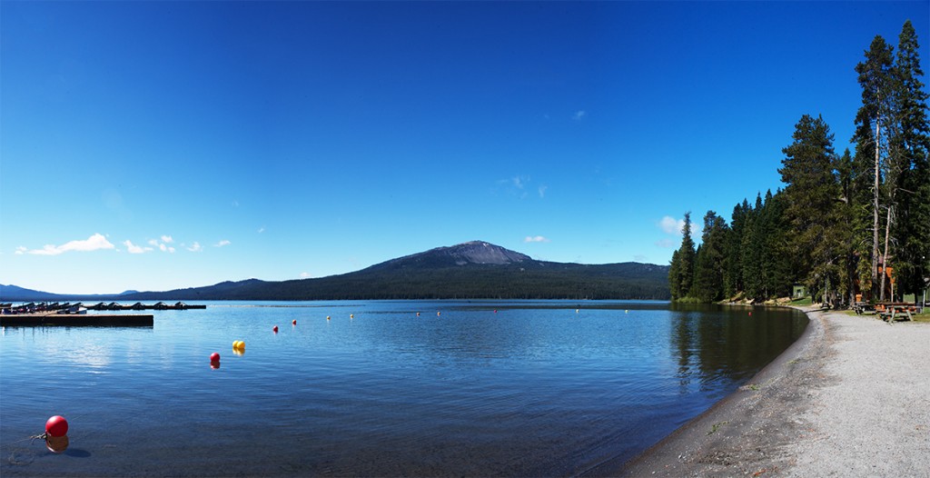 The beautiful Diamond Lake Resort in Oregon.
